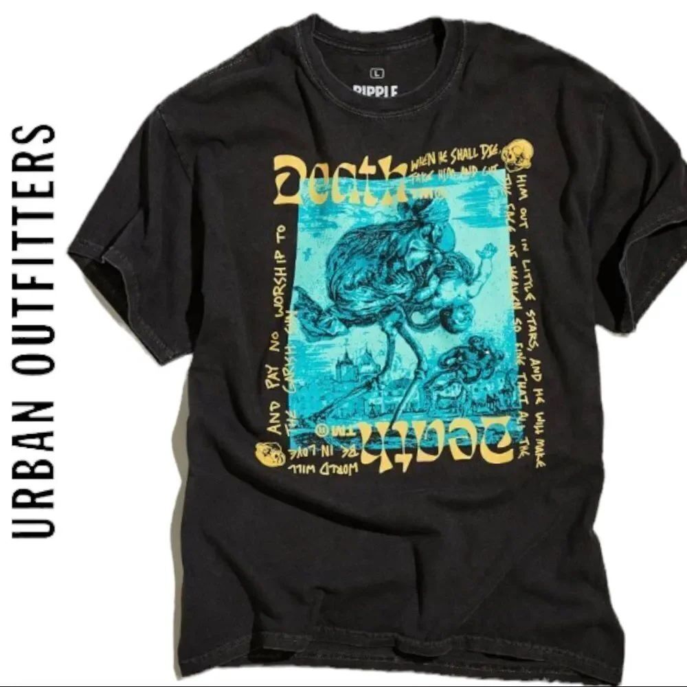 NEW When He Shall Die Urban Outfitters UO Tee Shirt T-Shirt M